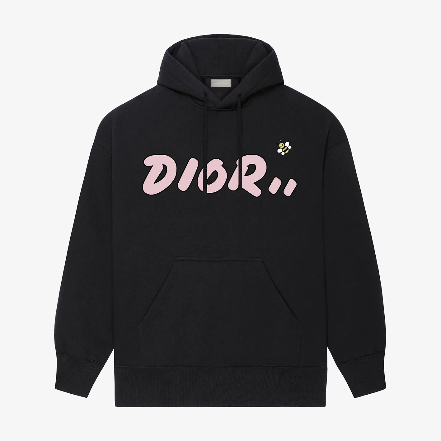 Pink Print Hoodie