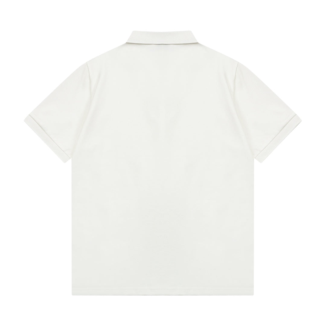 1203 New monogram embroidered collar POLO shirt