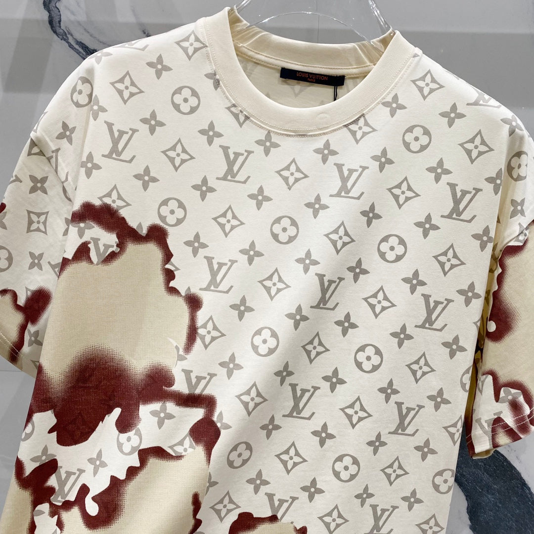 250212 New render print irregular T-shirt
