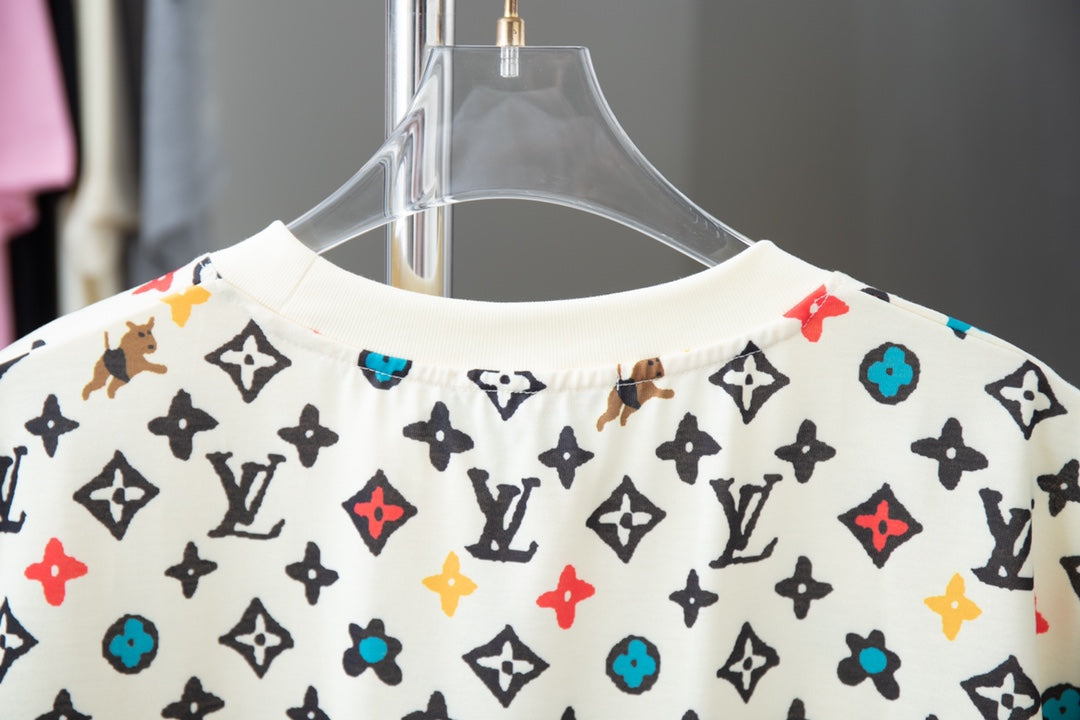 250218 New coloured logo printed T-shirt