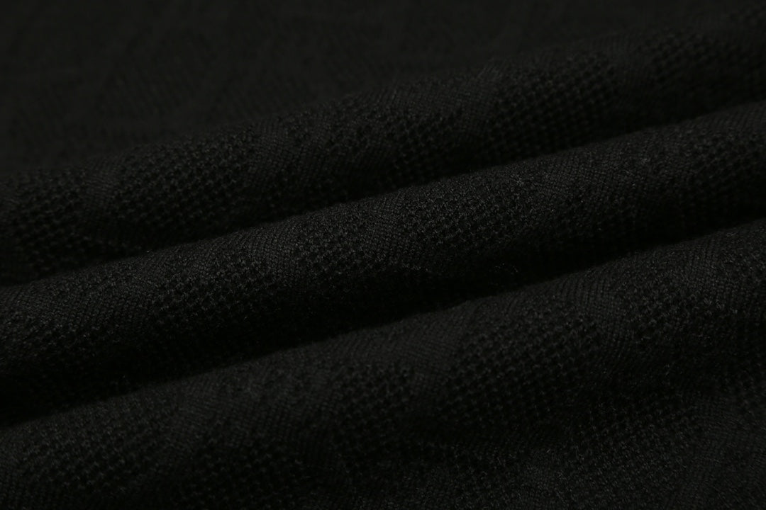 240224 New high quality dark woven T-shirts