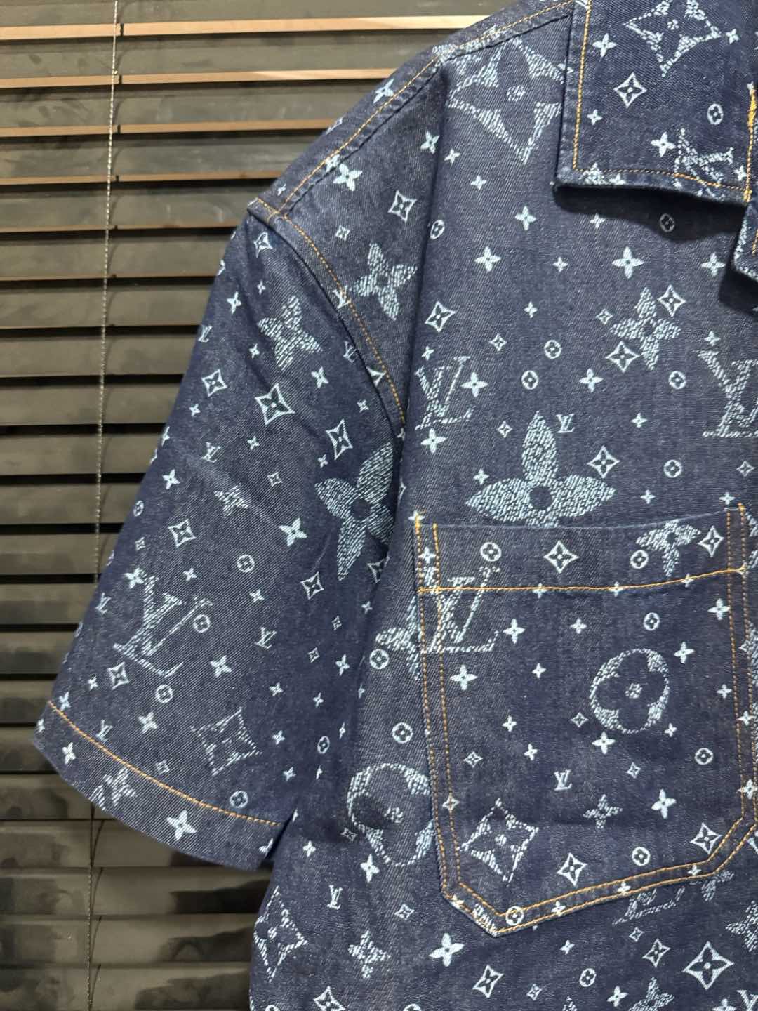 250224 New high quality denim jacquard wash suit