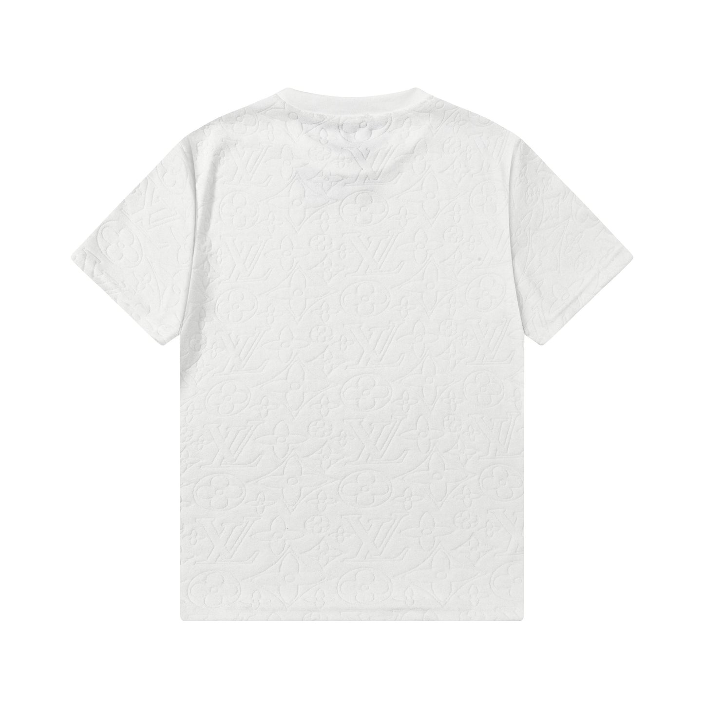 250305 New specialty jacquard fabric full print T-shirt