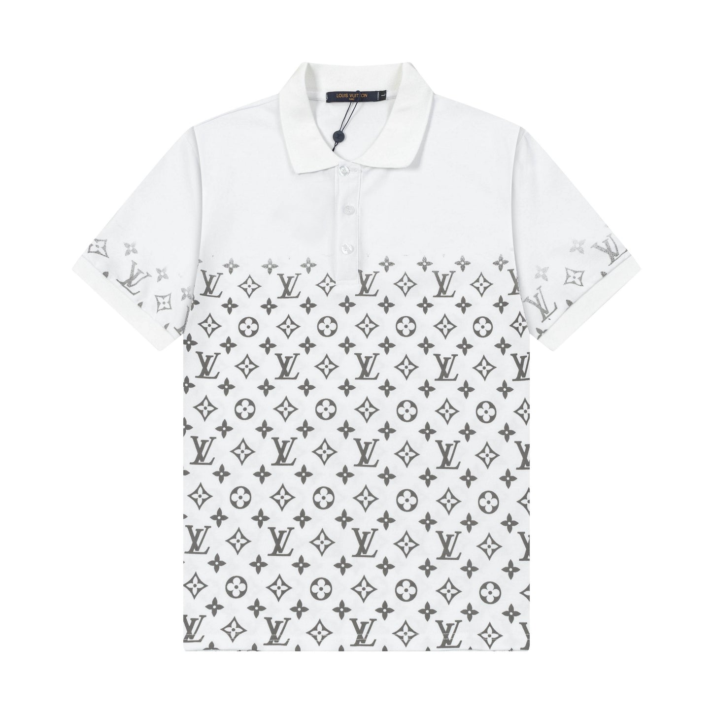 250305 High-end series of high quality gradient printed POLO shirt