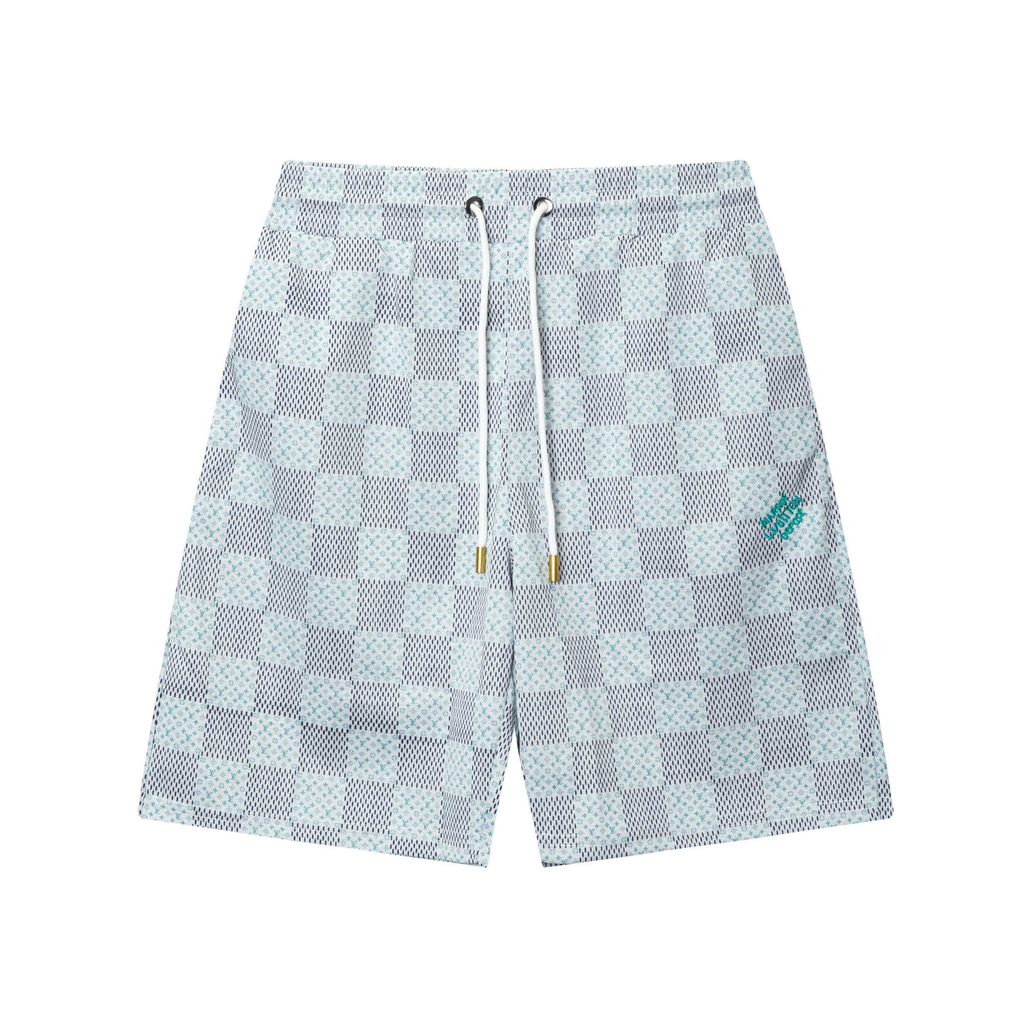 250313 New high quality knitted jacquard full print shorts