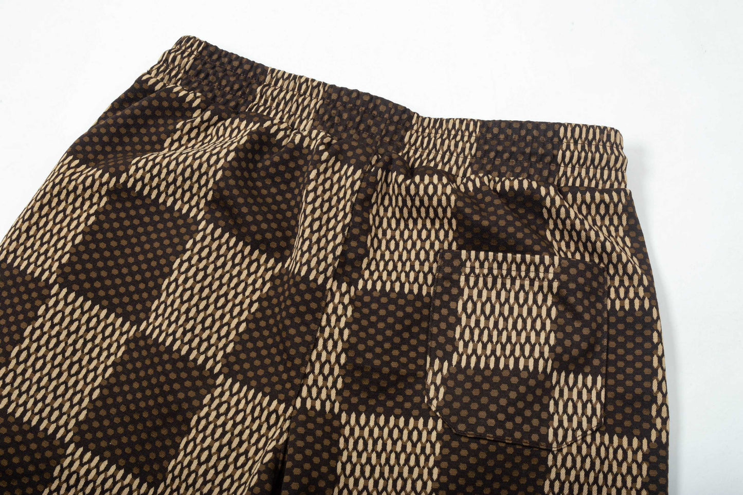 250313 New high quality knitted jacquard full print shorts