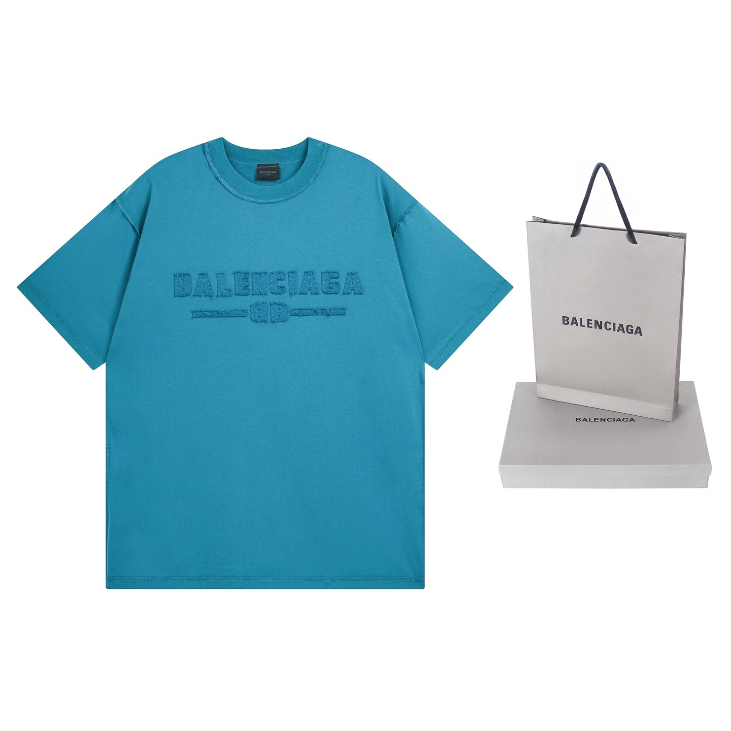 250325 New applique embroidered wash short sleeve T-shirt