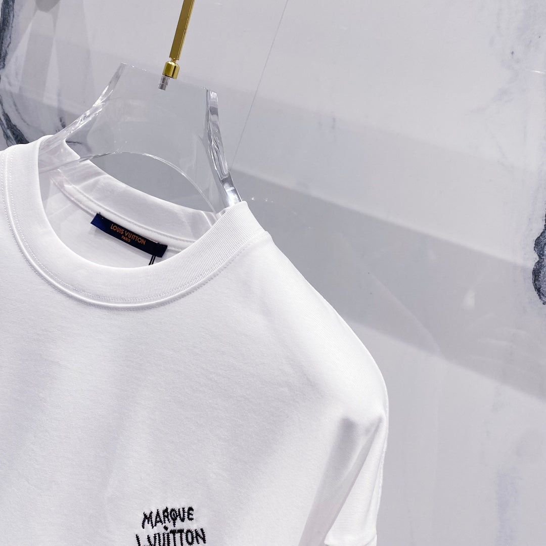 250325 New high quality printed sleeve T-shirt