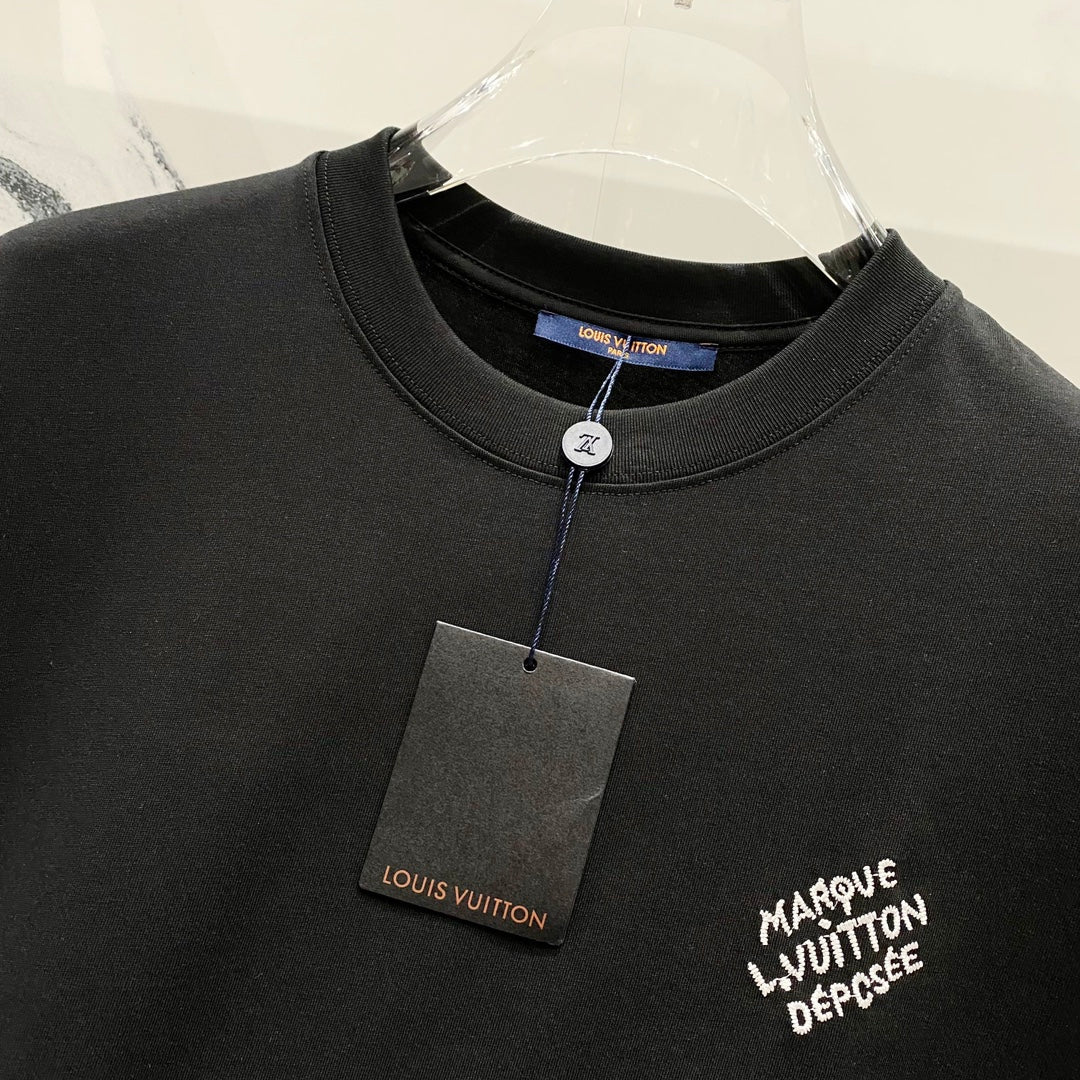 250325 New high quality printed sleeve T-shirt