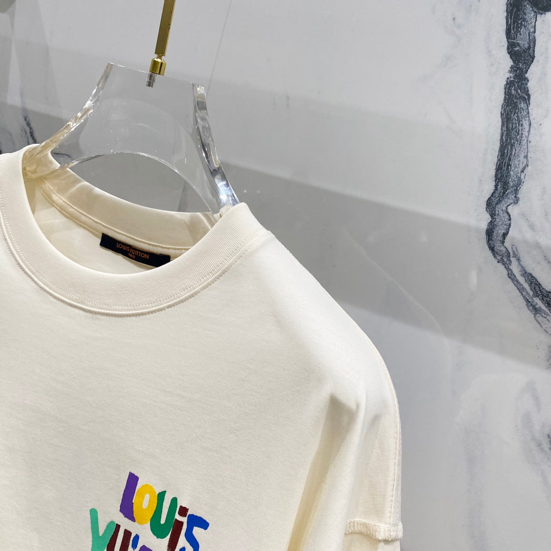 250325 New cross-body design printed T-shirt