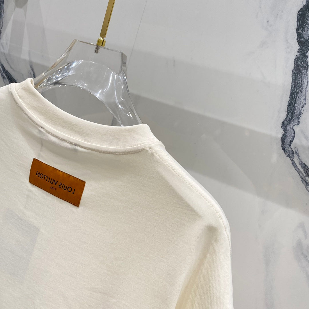 250325 New cross-body design printed T-shirt