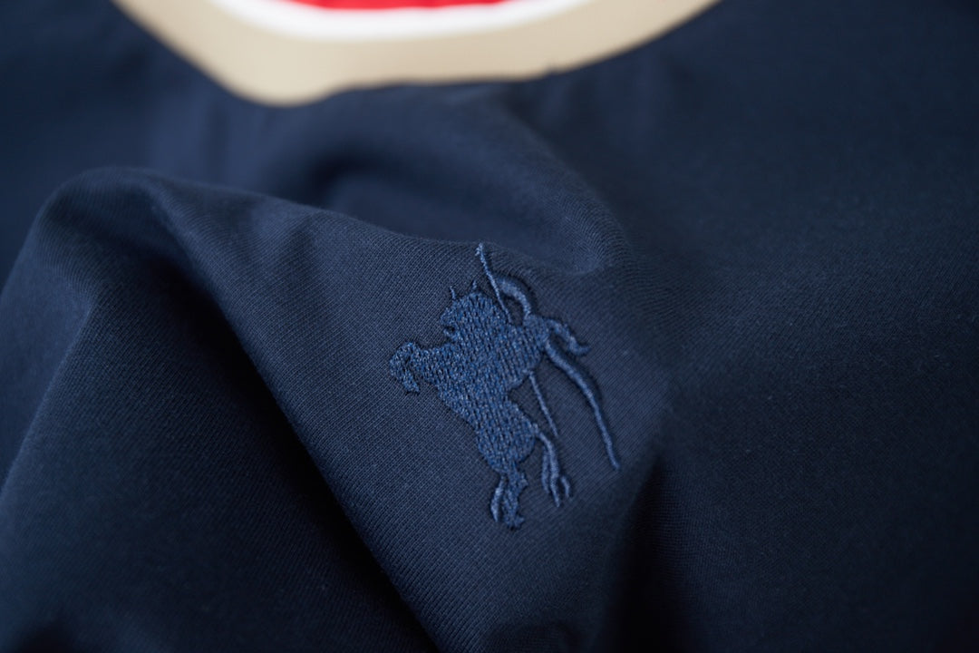 250819 New high-quality embroidered collared T-shirt