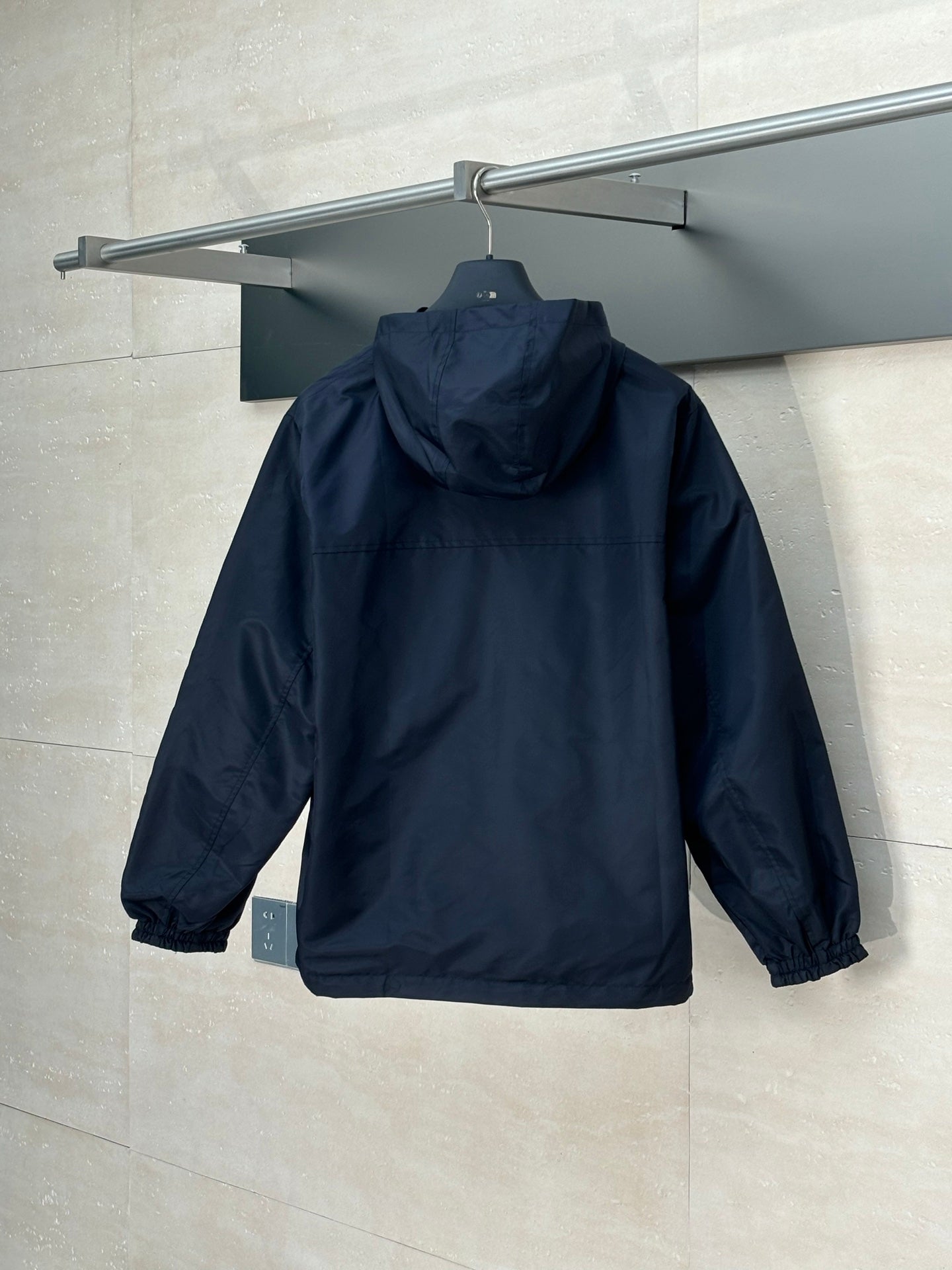250819 New high-quality double-sided monogram jacquard windproof coat