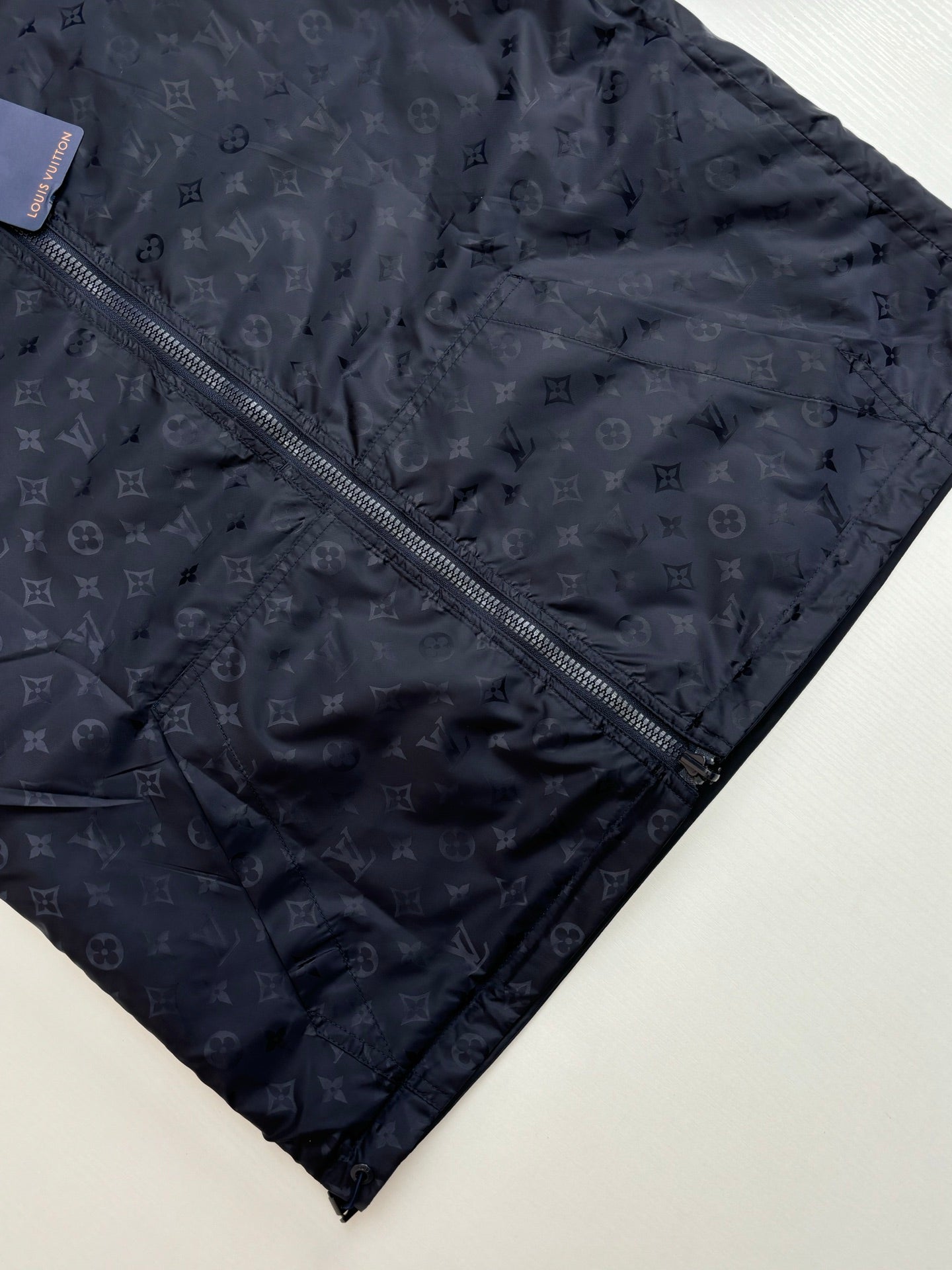 250819 New high-quality double-sided monogram jacquard windproof coat