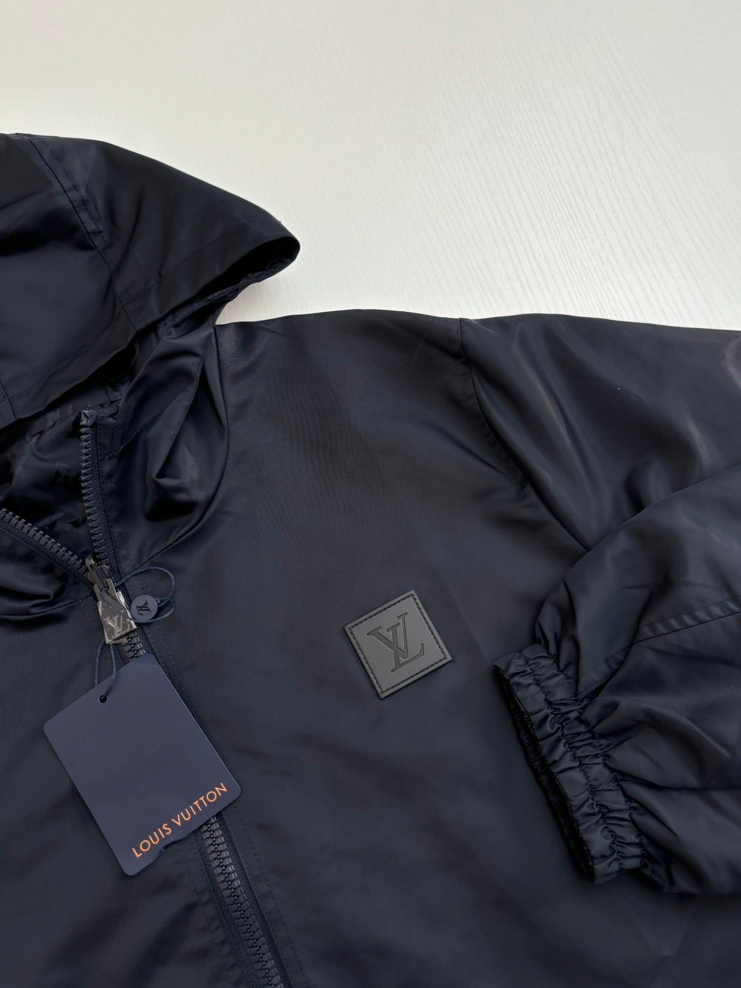 250819 New high-quality double-sided monogram jacquard windproof coat