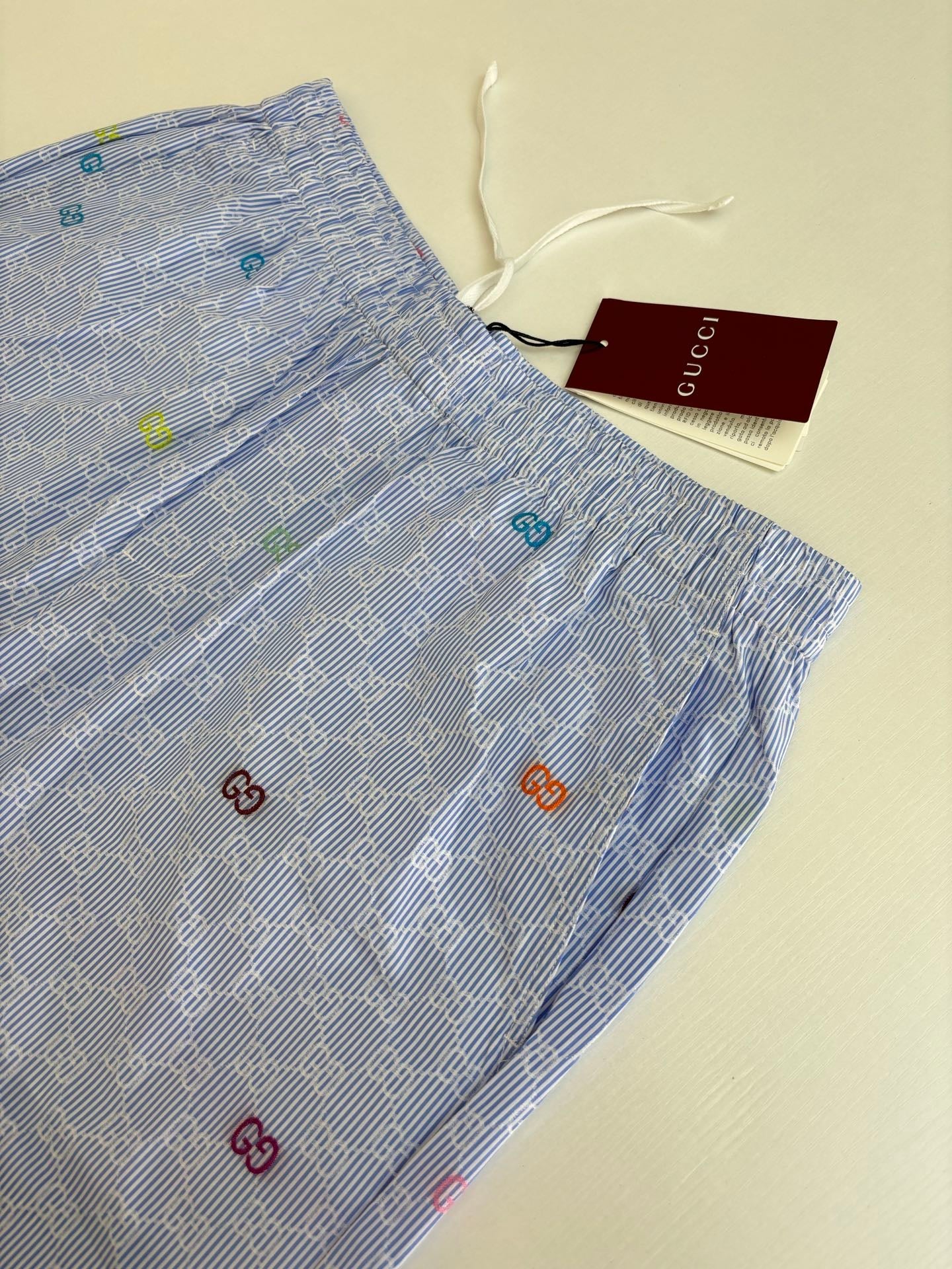 250819 New high-quality jacquard striped casual shorts