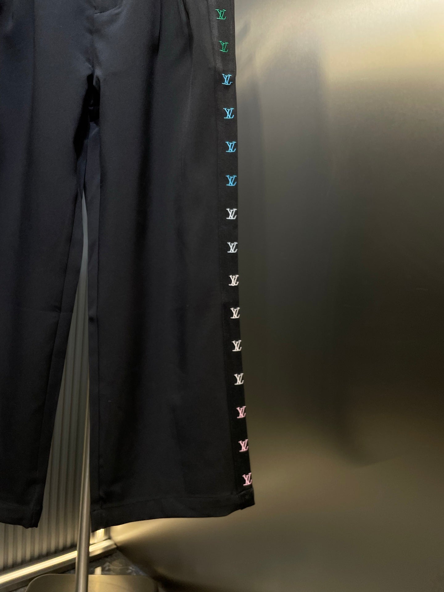 250819 New high-quality woven ribbon embroidered suit pants