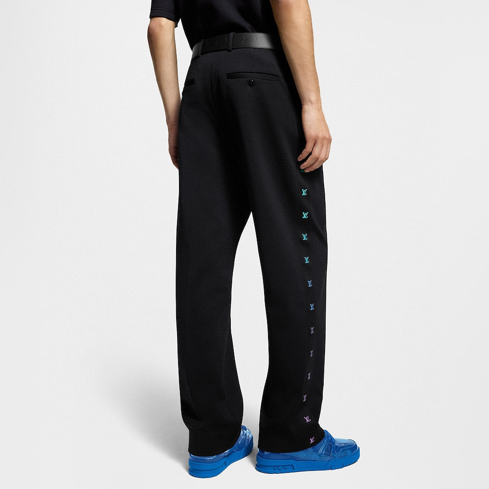 250819 New high-quality woven ribbon embroidered suit pants