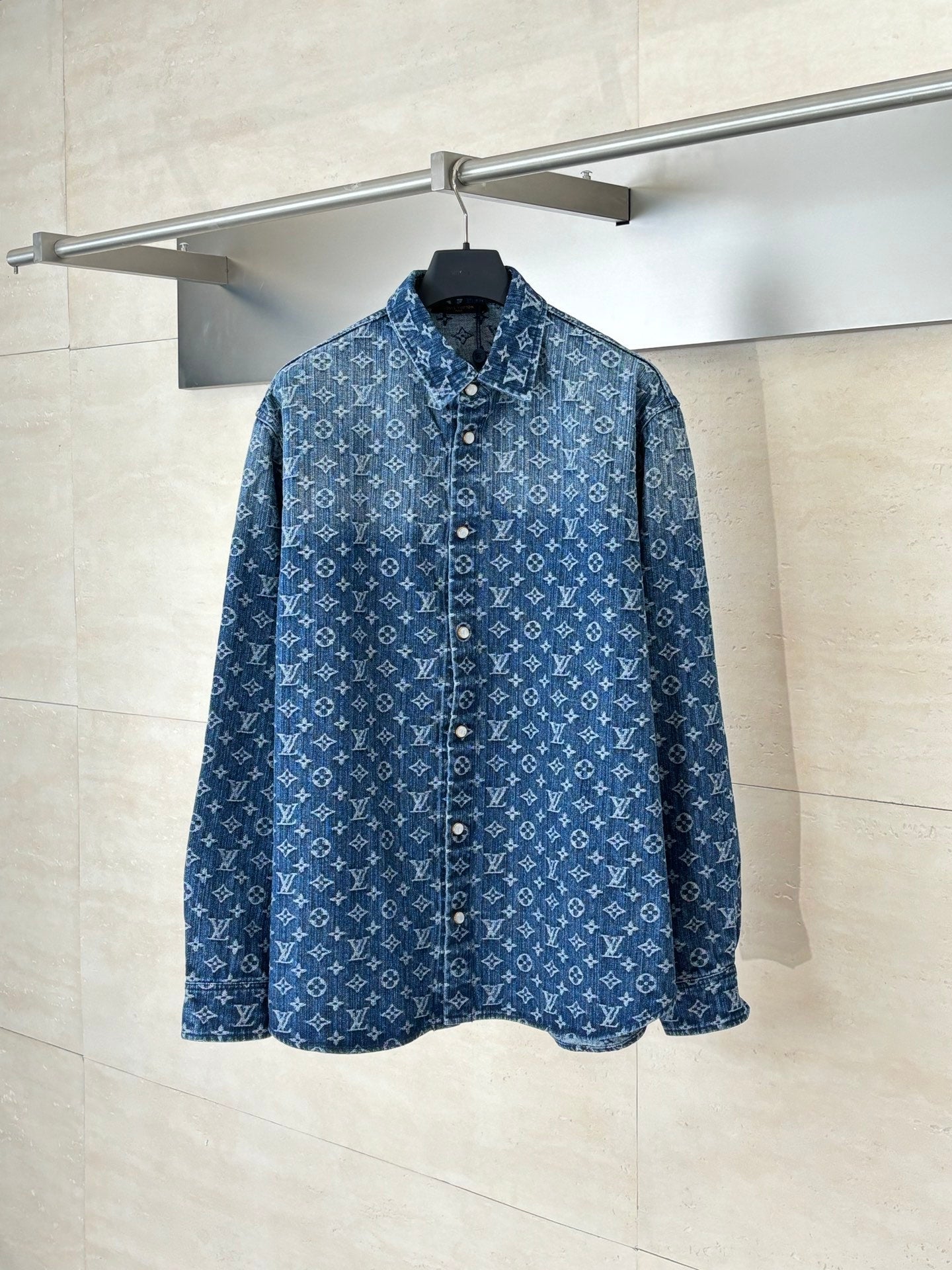 250819 A new high-quality full-printed jacquard denim jacket