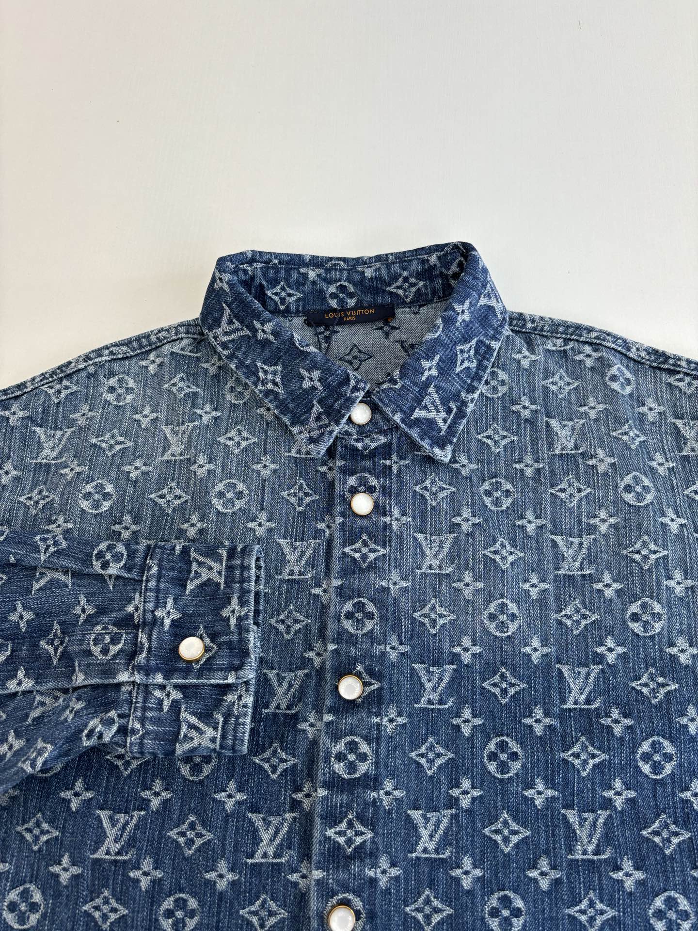 250819 A new high-quality full-printed jacquard denim jacket