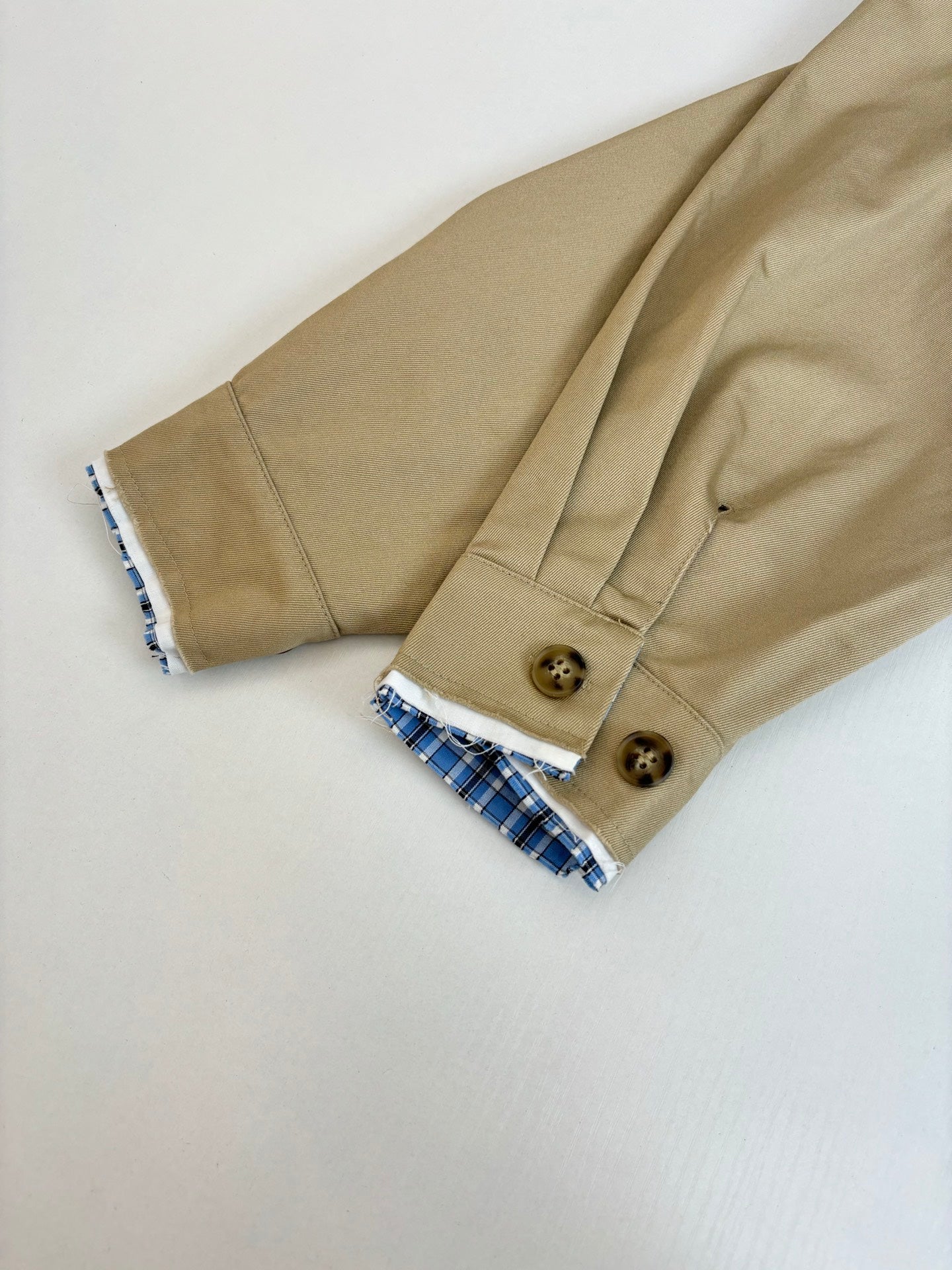 250819 New high-quality checkered fake two-piece jacket