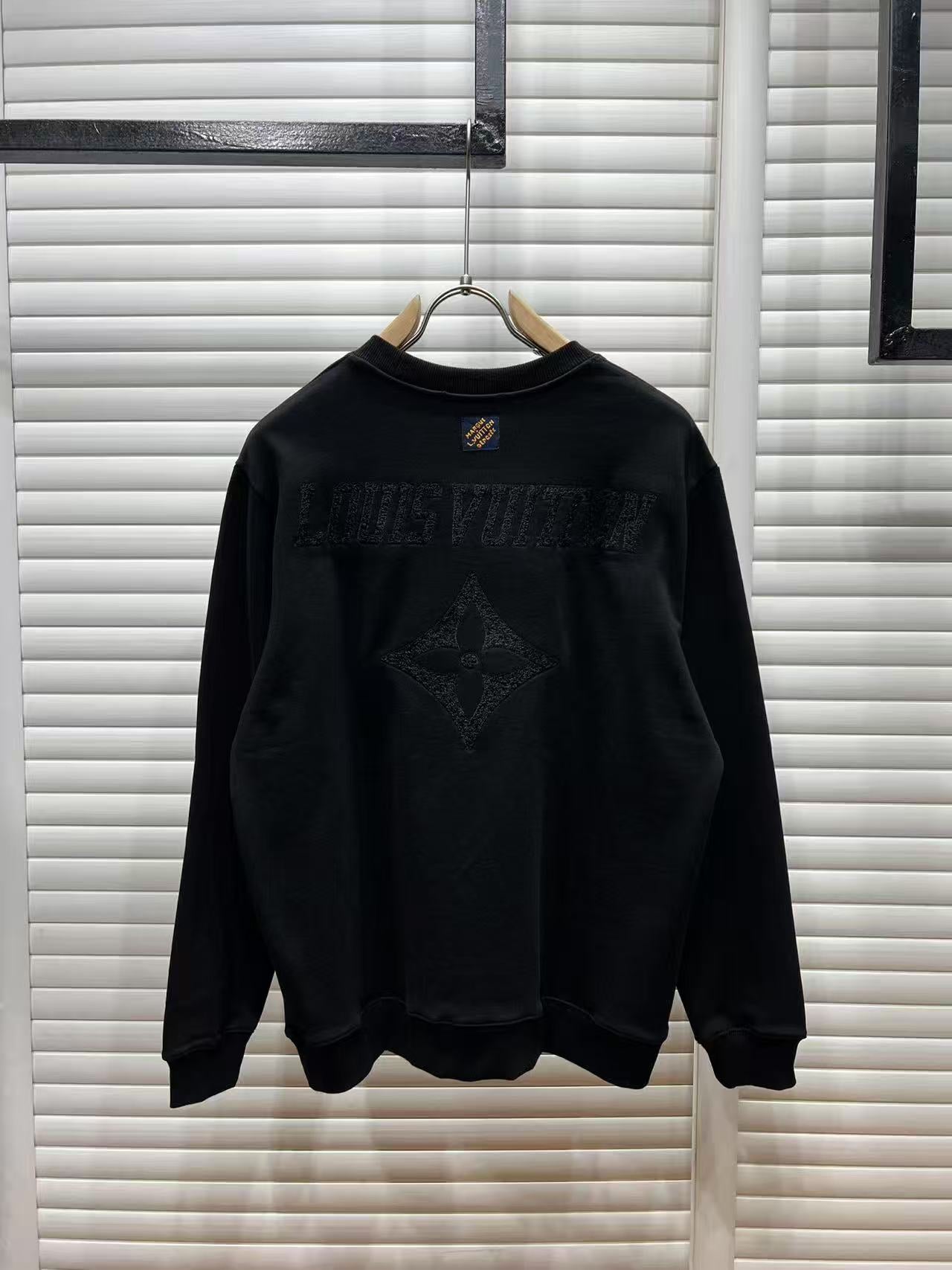 250819 New high-quality special-process embroidered sweatshirt
