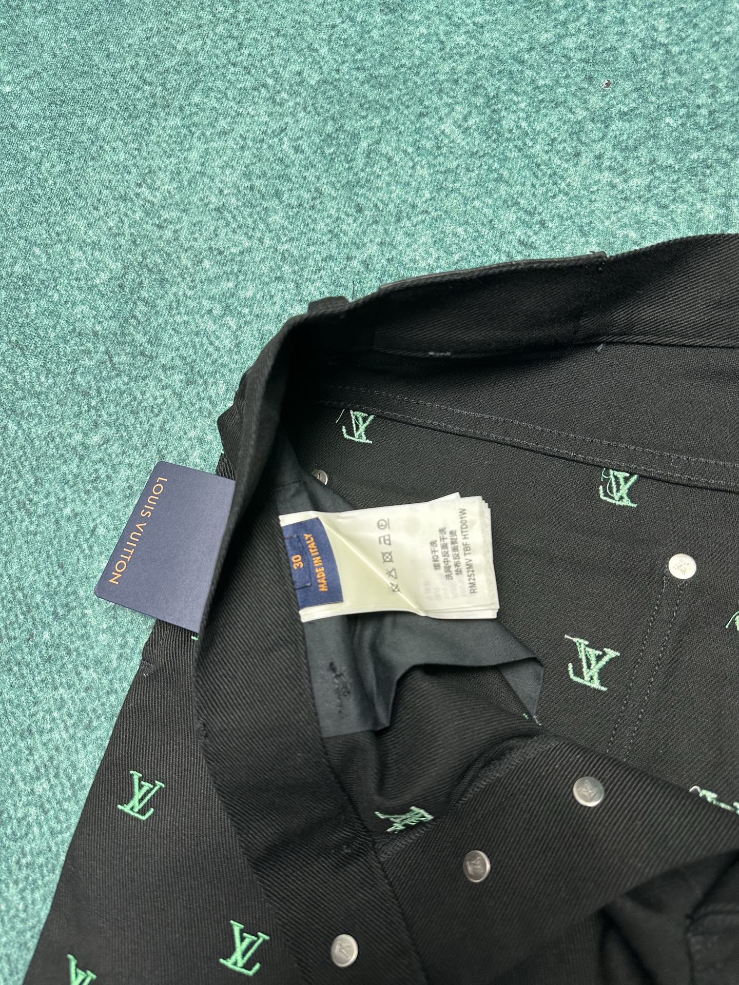 250825 New high-quality gradient full-print skate jeans