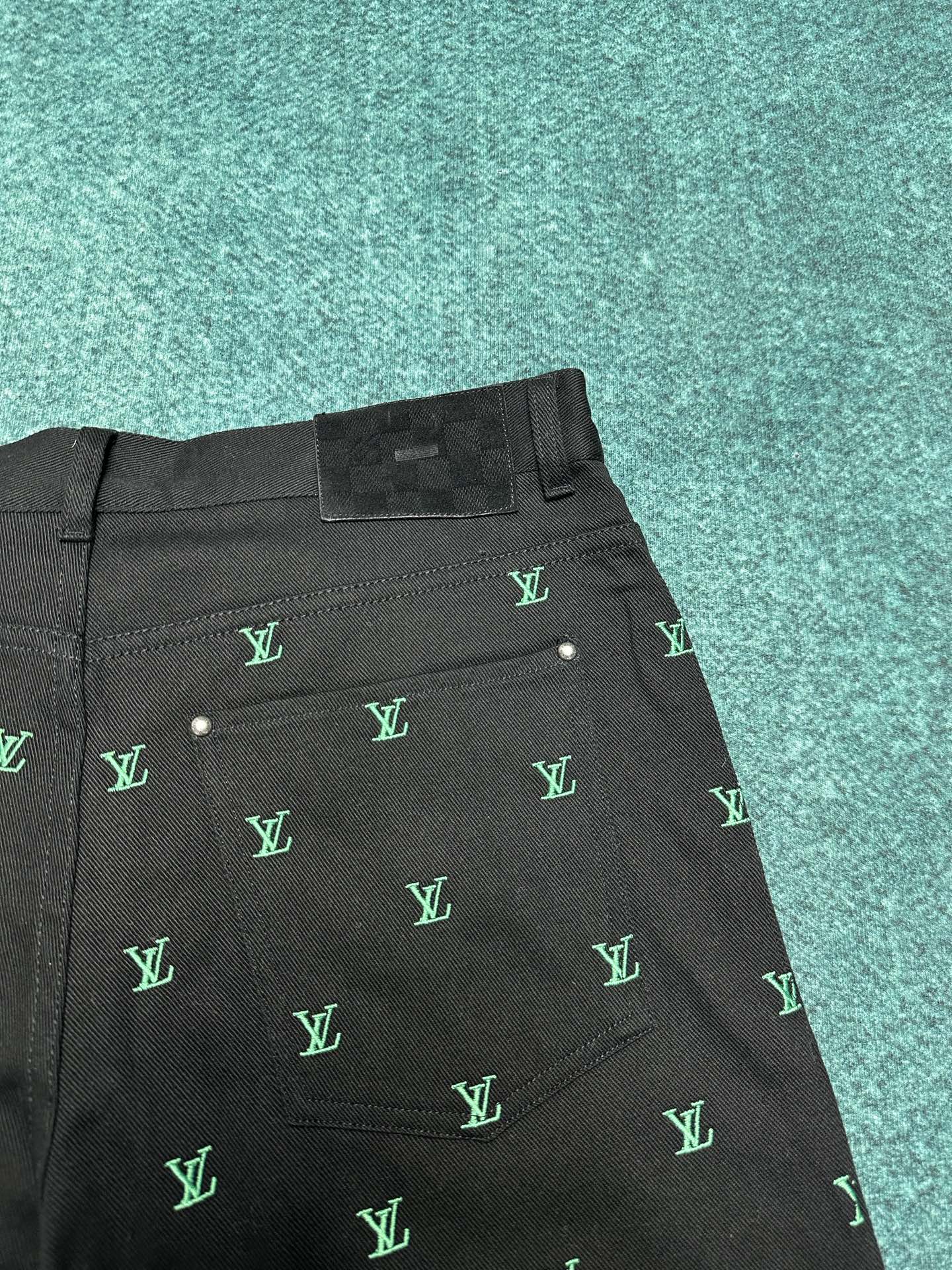 250825 New high-quality gradient full-print skate jeans