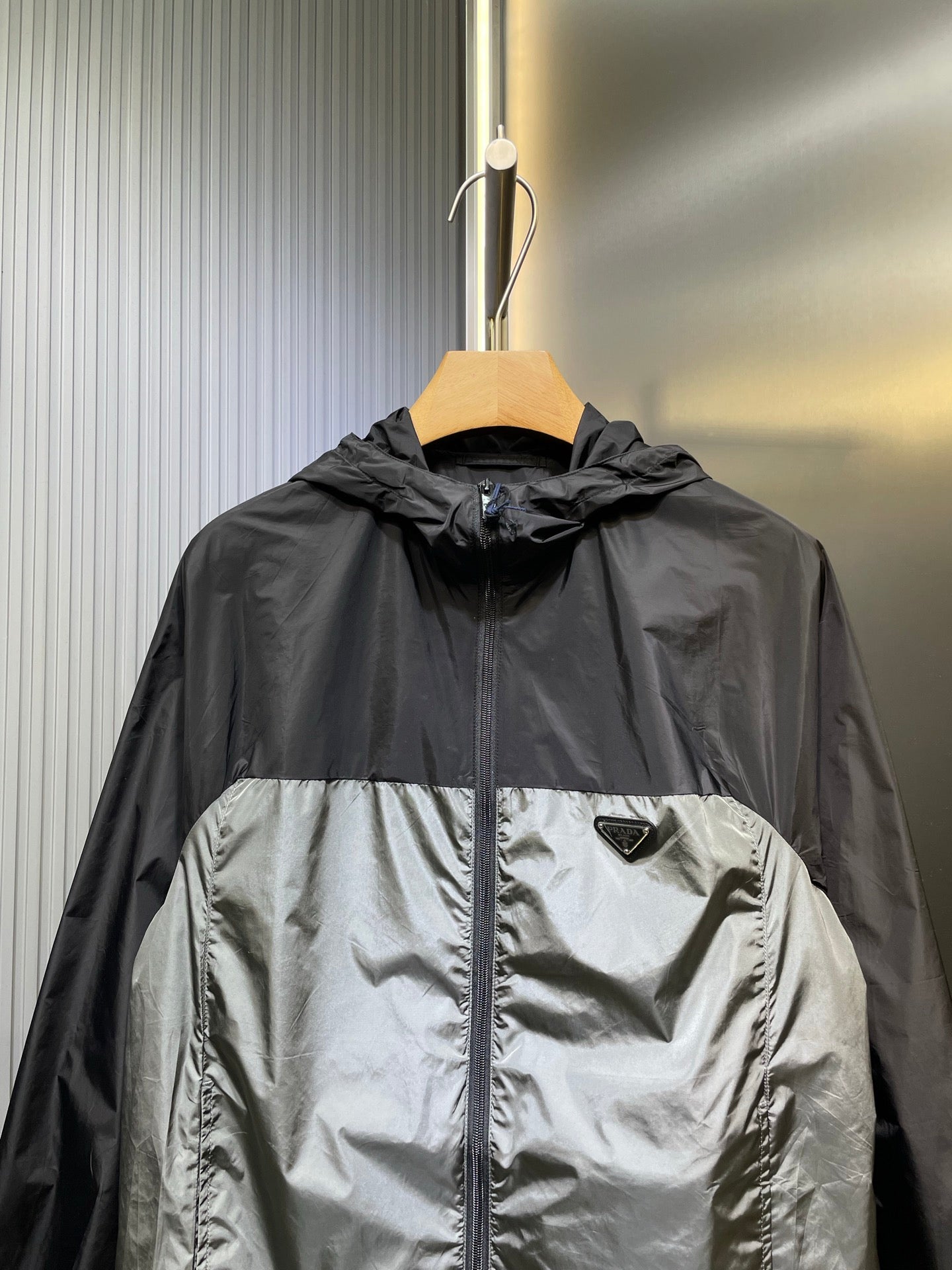 250825 New high-quality patchwork hooded jacket