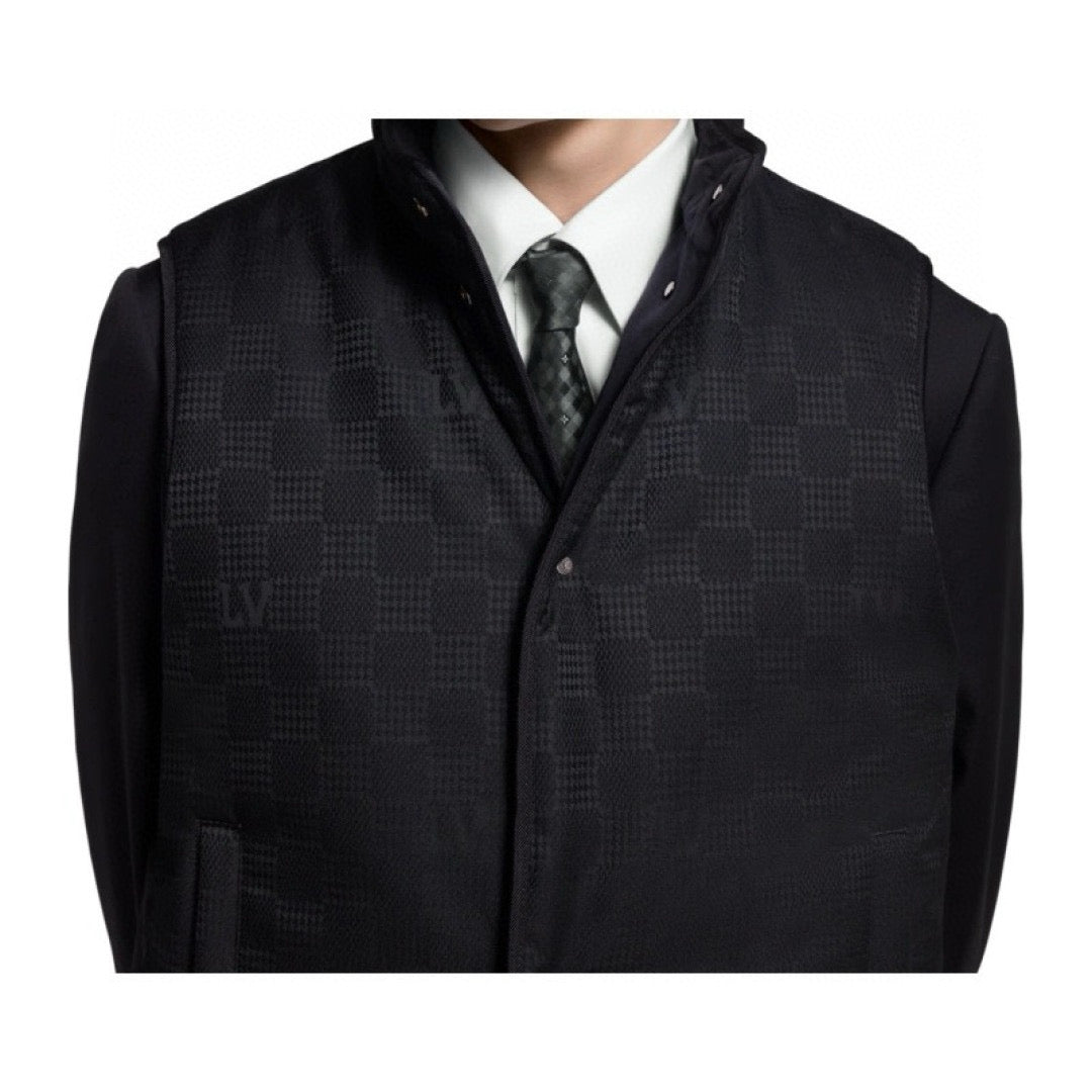 250825 New high-quality jacquard double-sided waistcoat