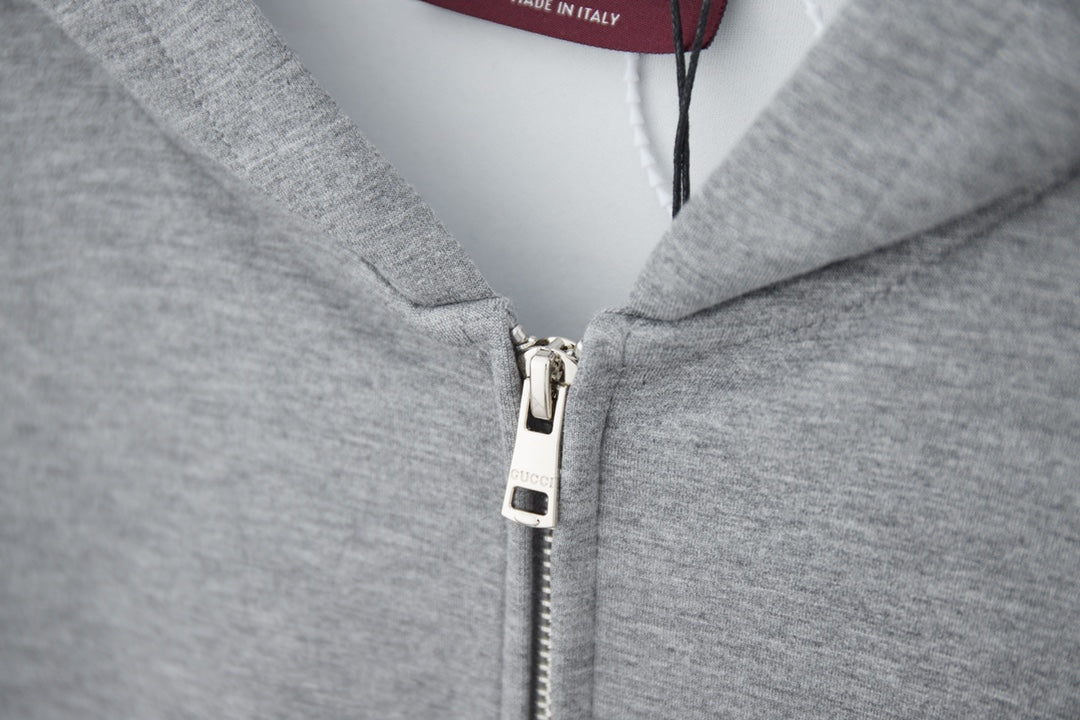 250825 New high-quality logo embroidered hoodie