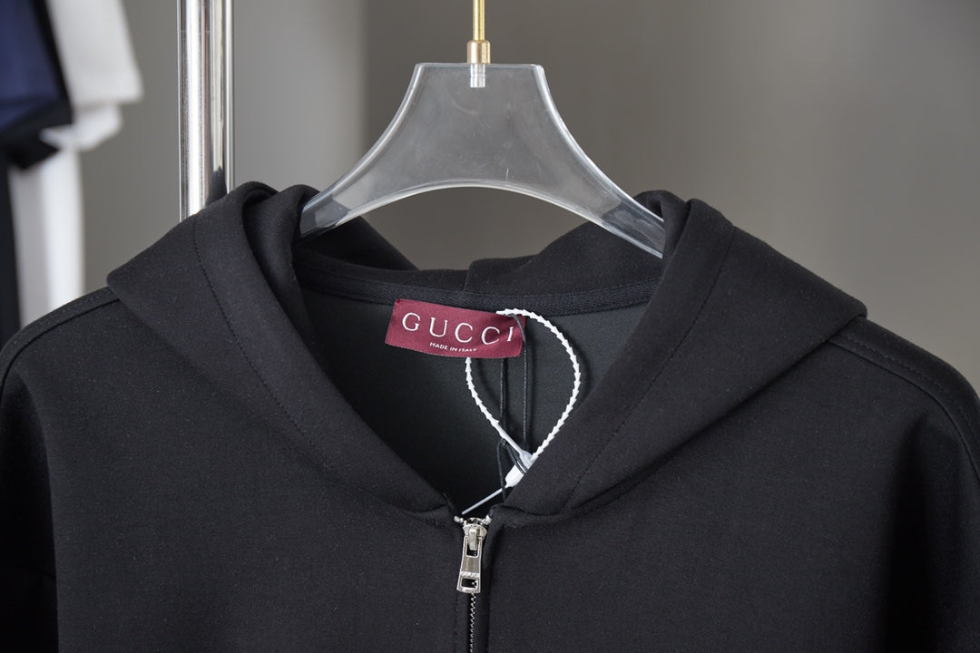 250825 New high-quality logo embroidered hoodie