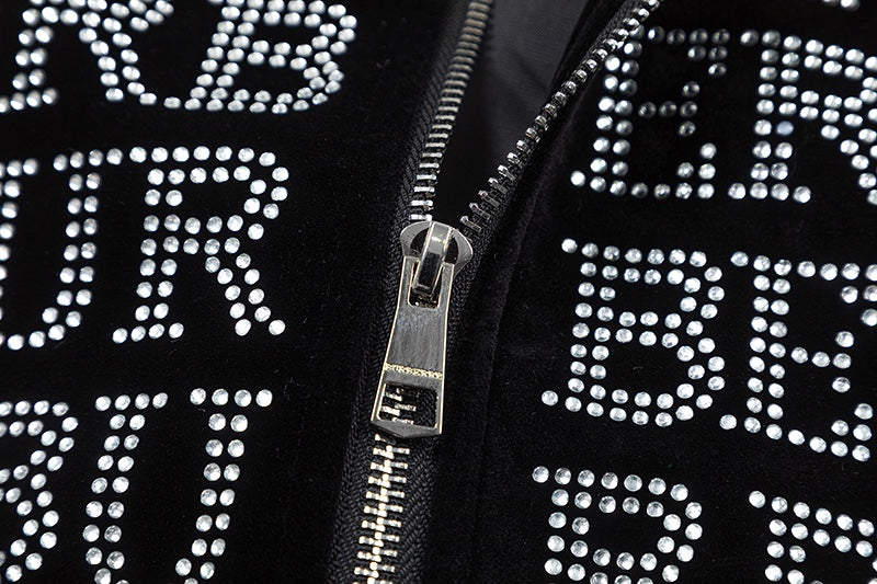 250825 New top-quality sparkling diamond jacket