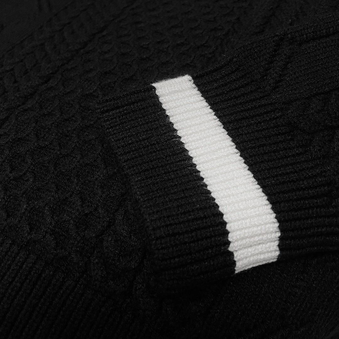 250825 New high-quality jacquard wool knitted sweater