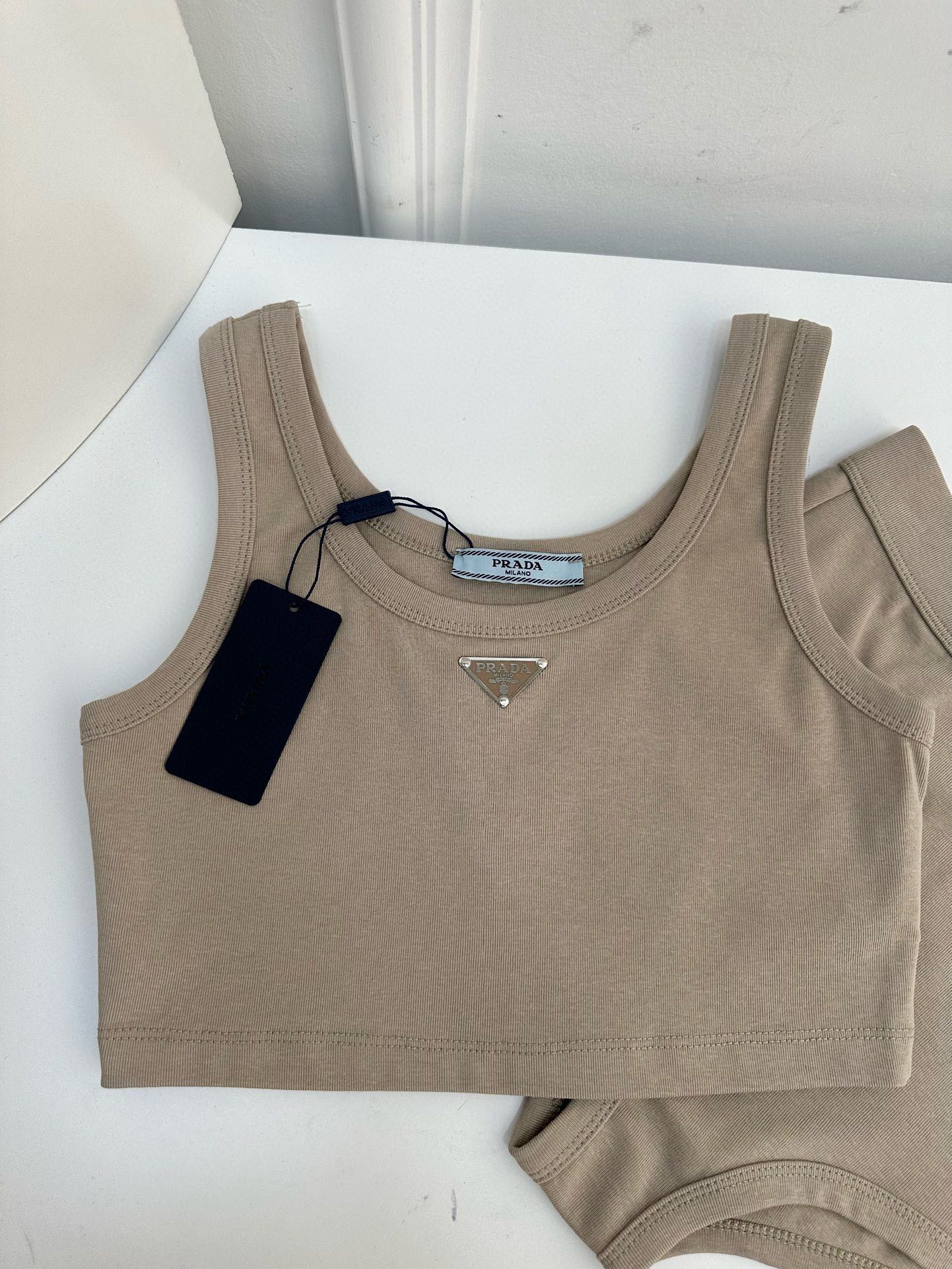 0528 Tank top➕high waist underwear set,