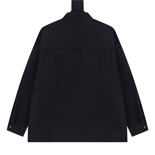 0717 A classic must-have minimalist shirt jacket