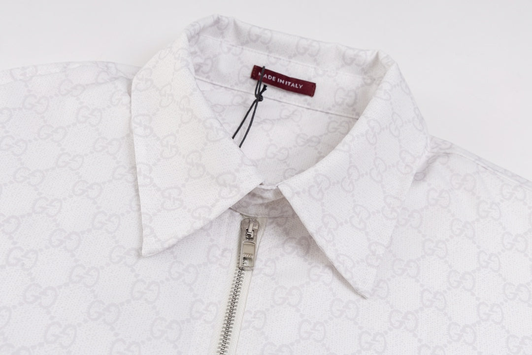 0808 New zip-up printed jacket