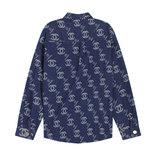 1007 Classic full print denim jacket