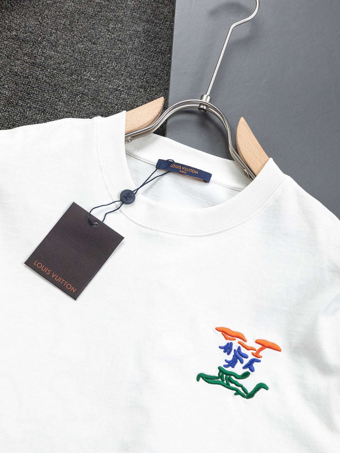 250212 New personalized rainbow print T-shirt