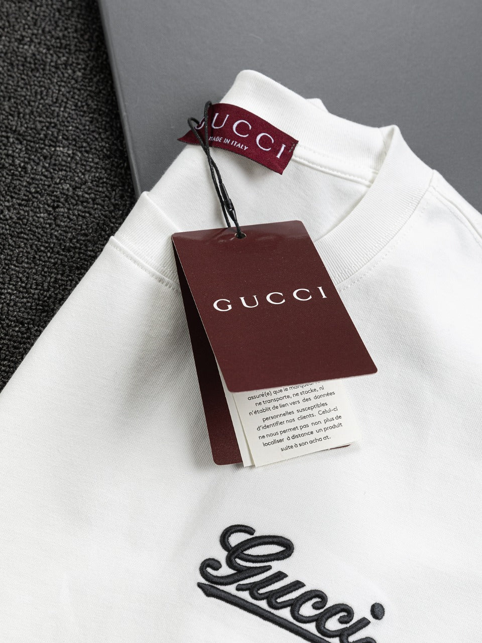 250218 New high quality embroidered icon T-shirt