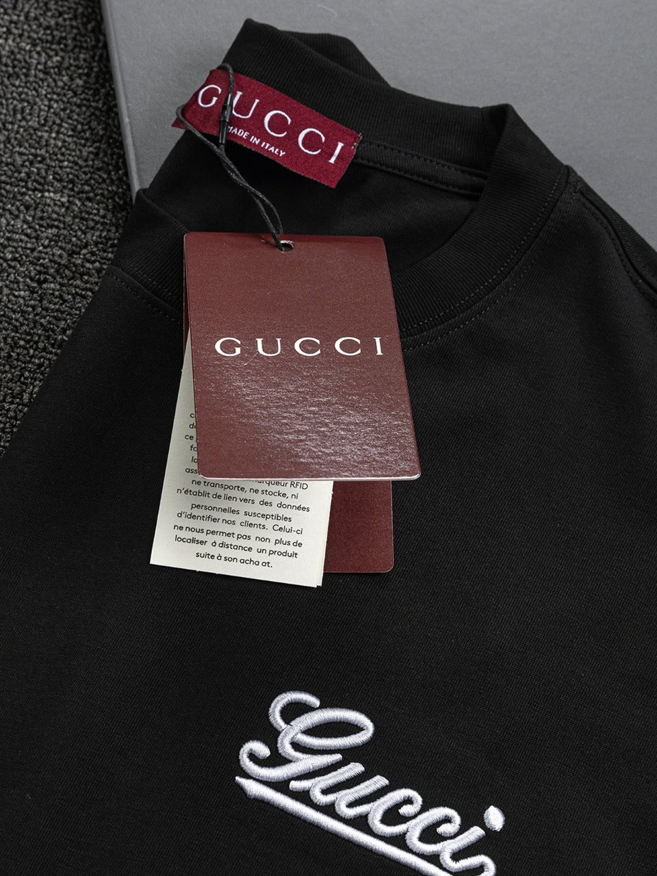 250218 New high quality embroidered icon T-shirt