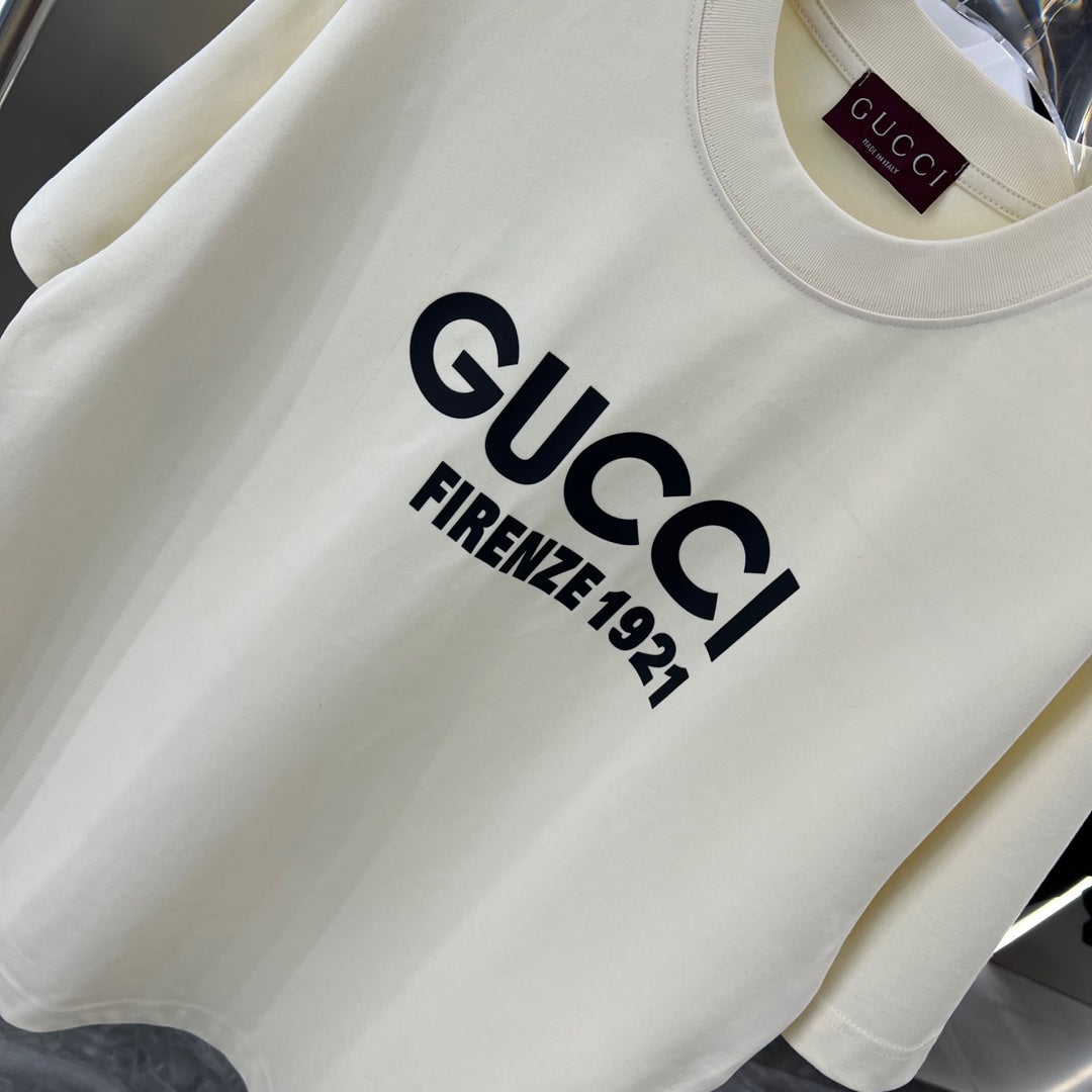 250218 New high quality heavy logo T-shirts