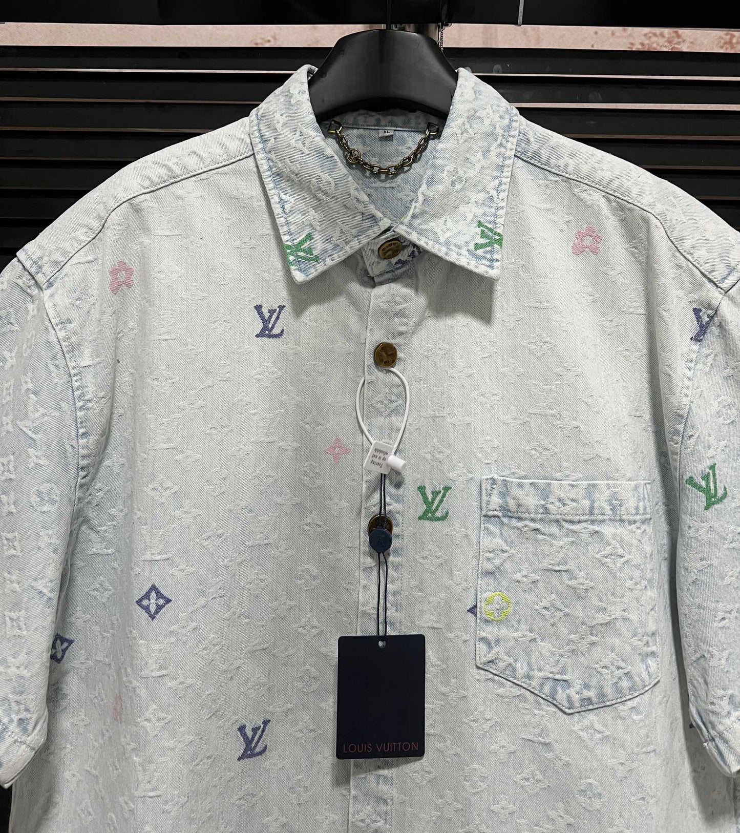 250224 New high quality denim jacquard wash suit