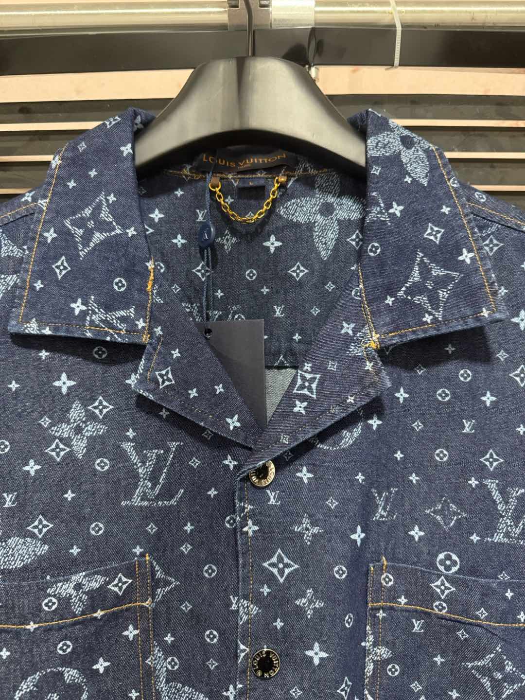 250224 New high quality denim jacquard wash suit
