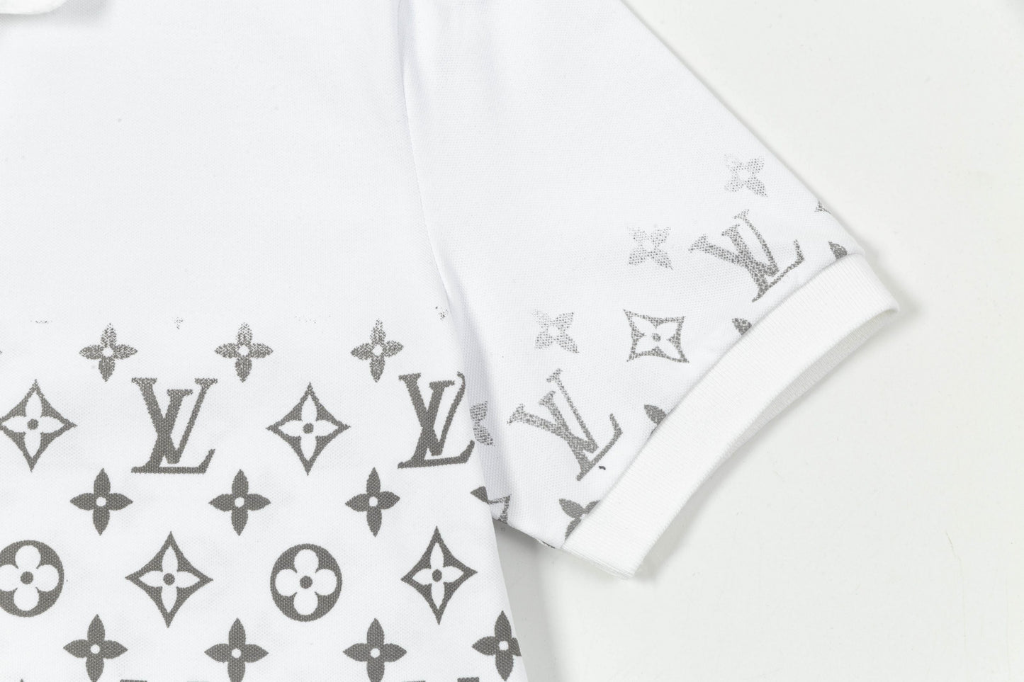 250305 High-end series of high quality gradient printed POLO shirt