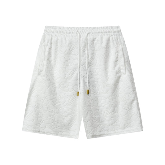 250313 New high quality dark jacquard full print shorts