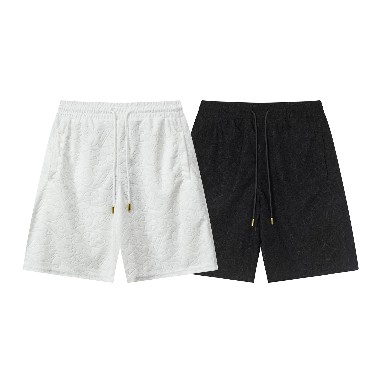 250313 New high quality dark jacquard full print shorts