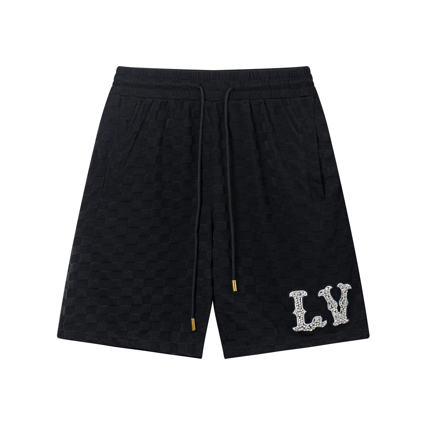 250313 New high quality chequered jacquard print shorts