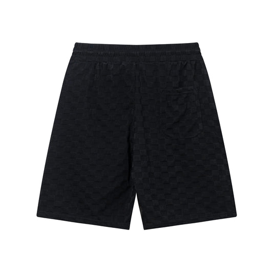 250313 New high quality chequered jacquard print shorts