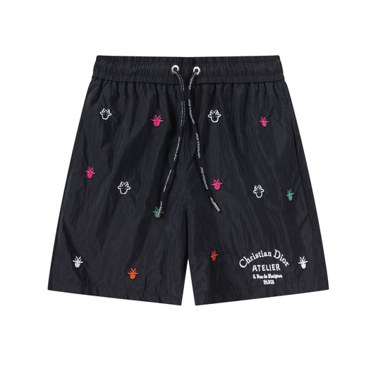 250313 New high quality dark print shorts